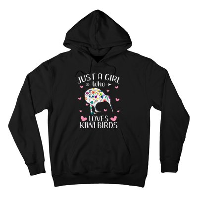 Just A Girl Who Loves Kiwis Cute Kiwi Lover Girls Kids Hoodie