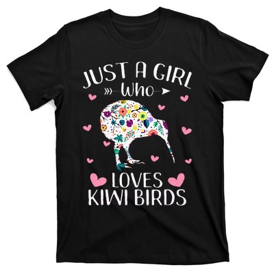 Just A Girl Who Loves Kiwis Cute Kiwi Lover Girls Kids T-Shirt