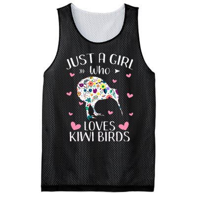 Just A Girl Who Loves Kiwis Cute Kiwi Lover Girls Kids Mesh Reversible Basketball Jersey Tank