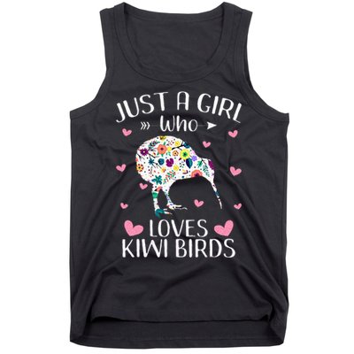 Just A Girl Who Loves Kiwis Cute Kiwi Lover Girls Kids Tank Top