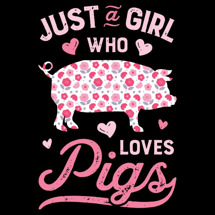 Just A Girl Who Loves Pigs Funny Pig Lover Impact Tech Backpack