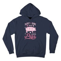 Just A Girl Who Loves Pigs Funny Pig Lover Hoodie