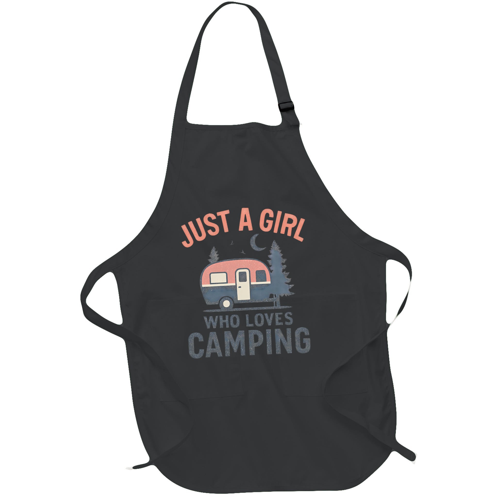 Just a Girl Who Loves Camping Apron