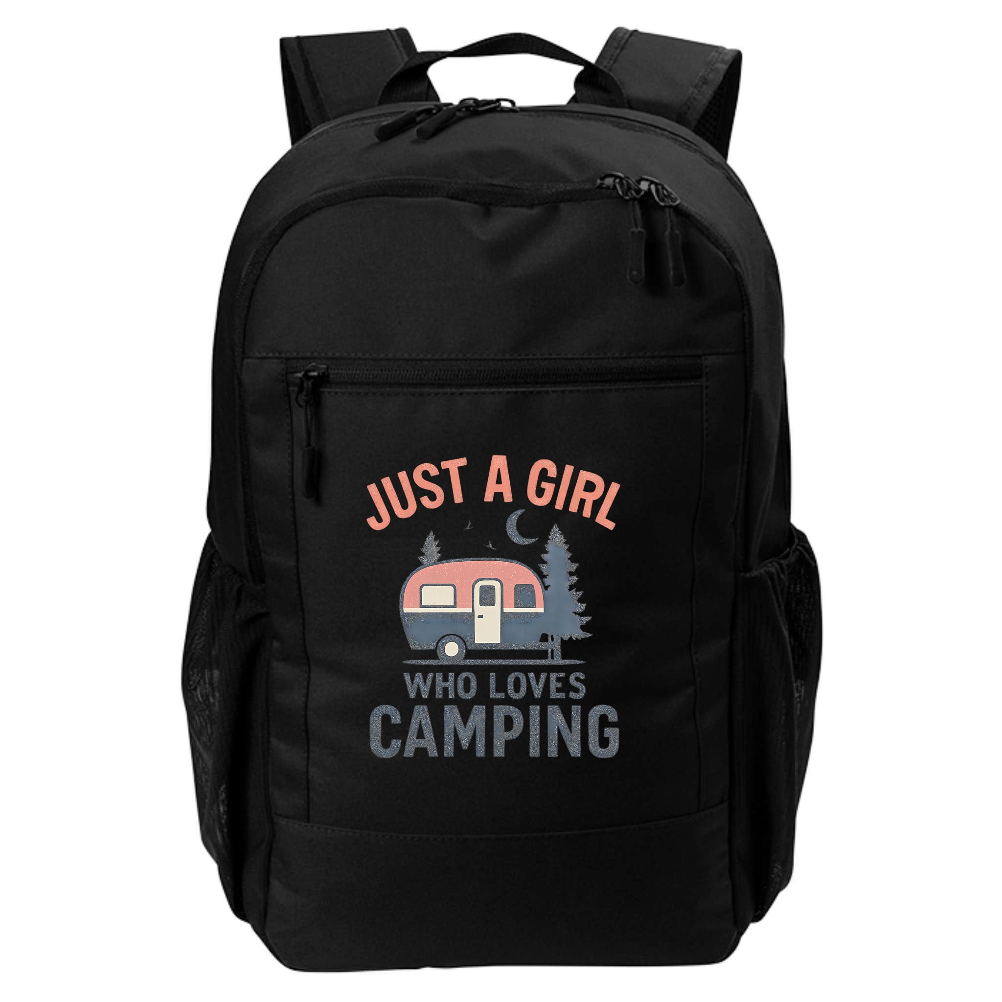 Just a Girl Who Loves Camping Backpack