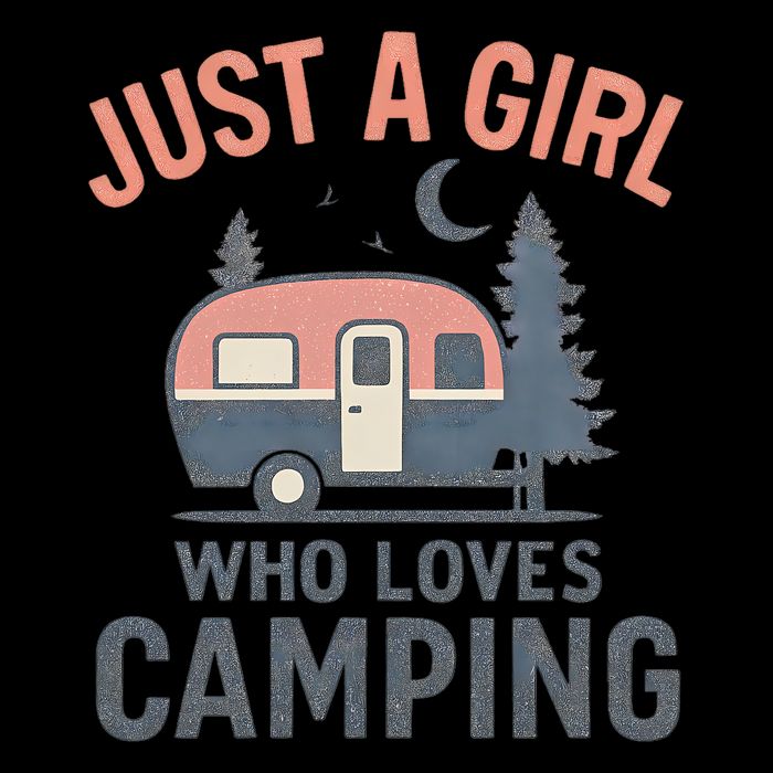 Just a Girl Who Loves Camping 16 in Basic Backpack
