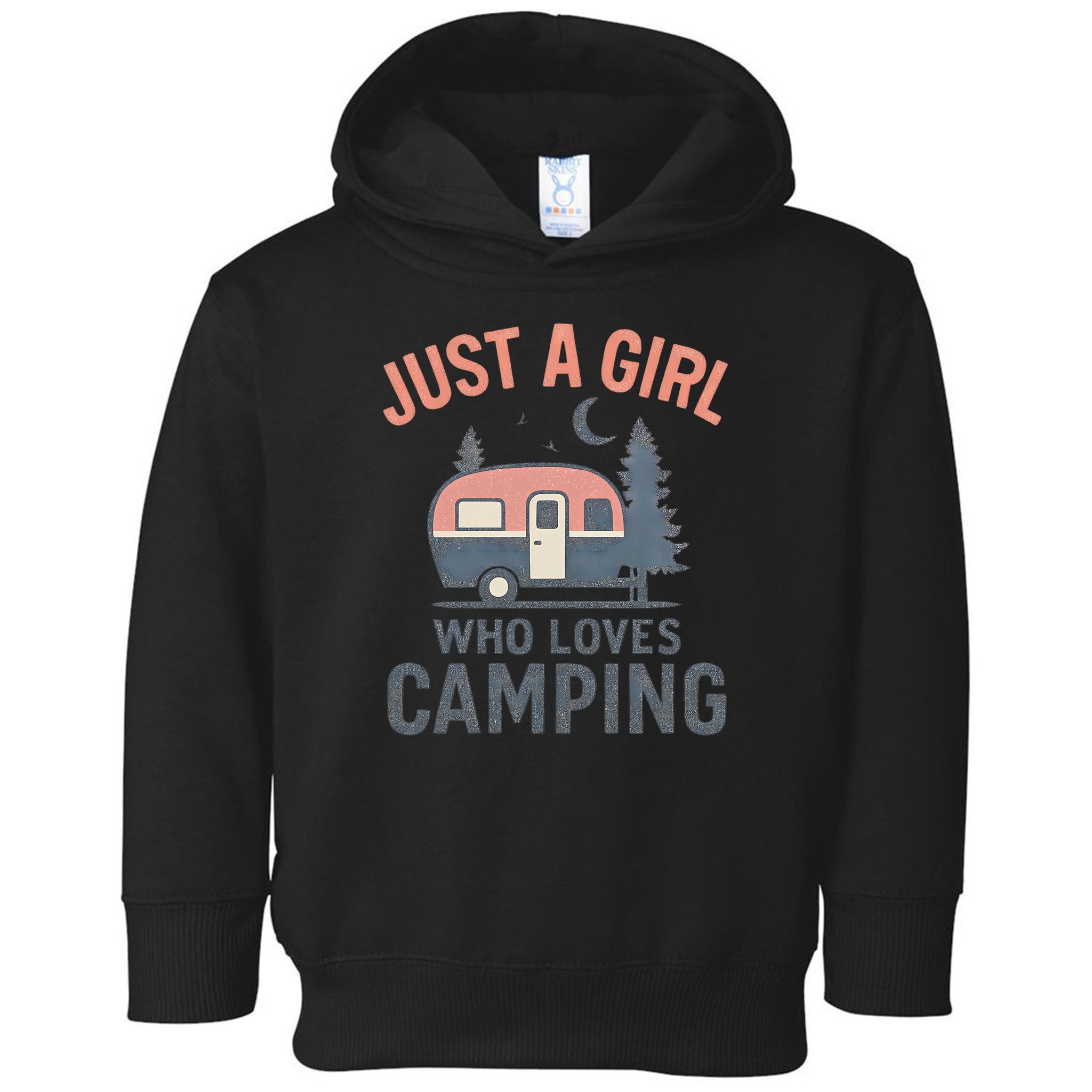 Just a Girl Who Loves Camping Toddler Hoodie