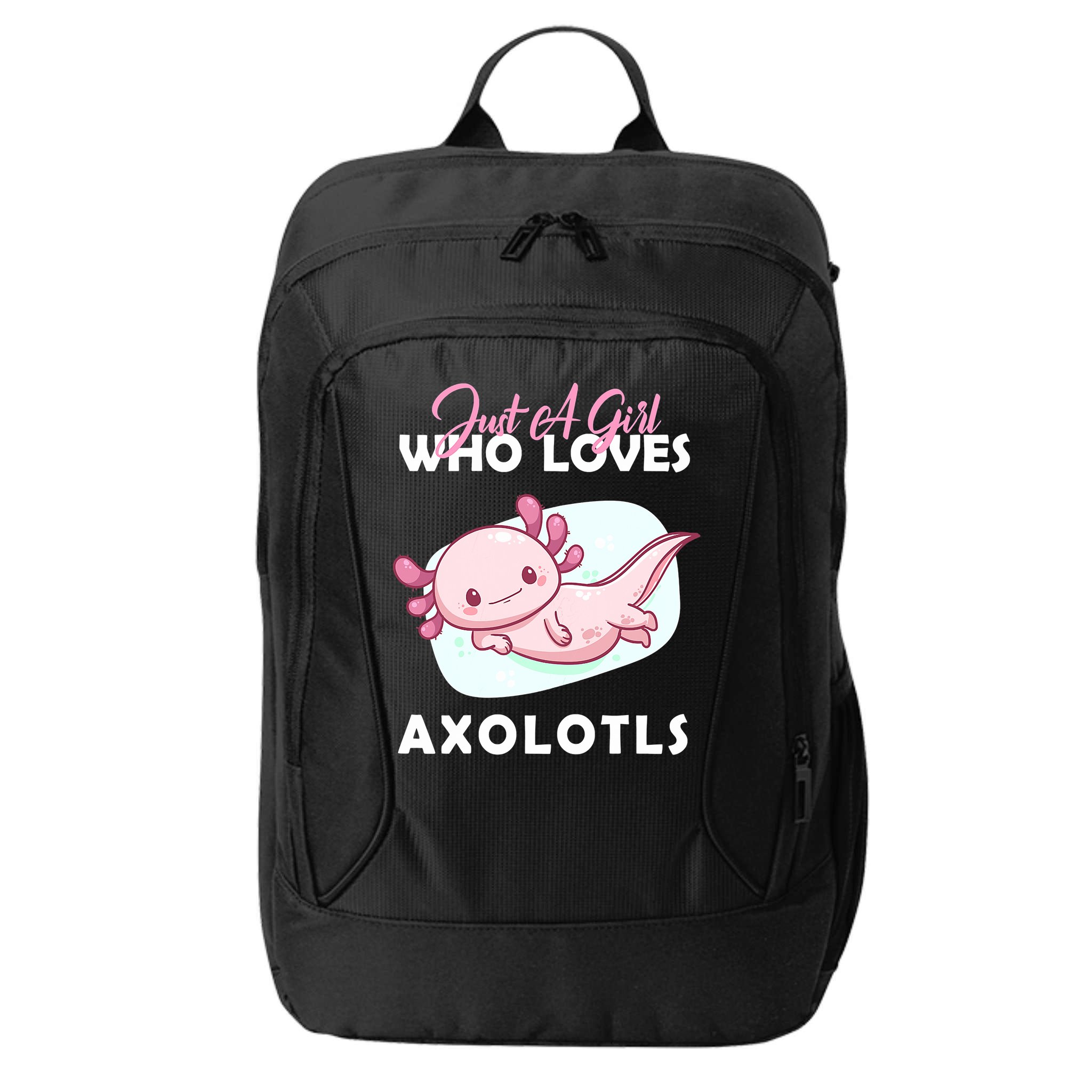 Just A Girl Who Loves Axolotl City Backpack