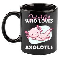 Just A Girl Who Loves Axolotl 11oz C Handle Ceramic Mug