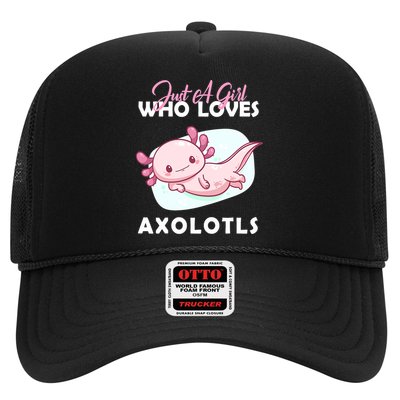 Just A Girl Who Loves Axolotl Trucker Hat