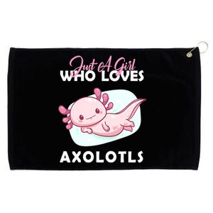 Just A Girl Who Loves Axolotl Grommeted Golf Towel