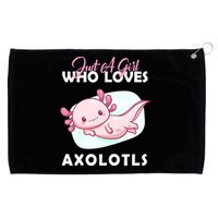 Just A Girl Who Loves Axolotl Grommeted Golf Towel