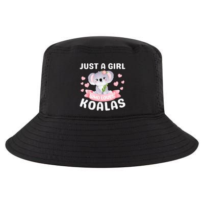 Just A Girl Who Loves Koala Bear Funny Christmas Birthday Cool Comfort Performance Bucket Hat