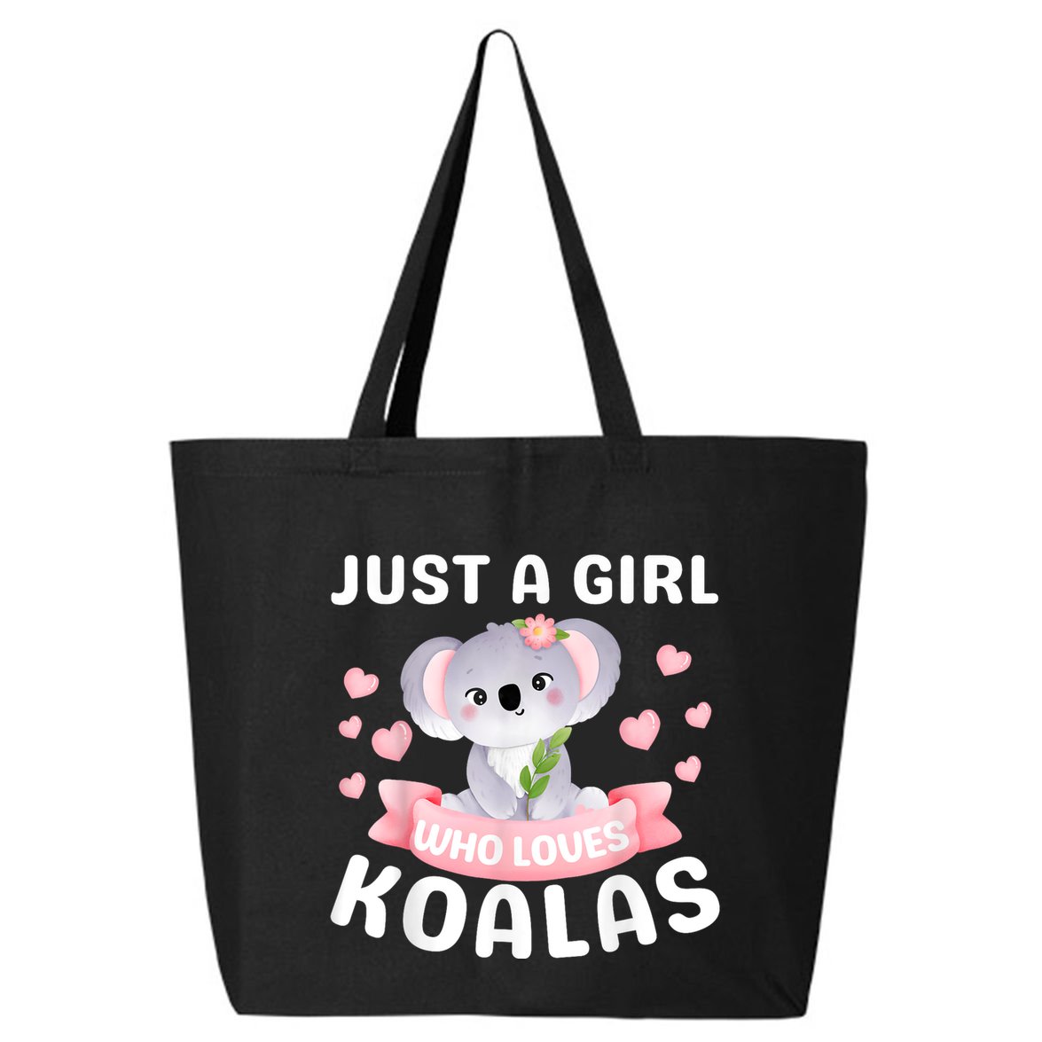 Just A Girl Who Loves Koala Bear Funny Christmas Birthday 25L Jumbo Tote