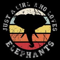 Just A Girl Who Loves Elephants Elephant Cooling Performance Crew T-Shirt