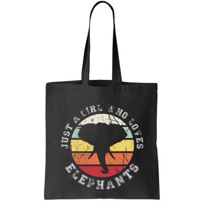 Just A Girl Who Loves Elephants Elephant Bag
