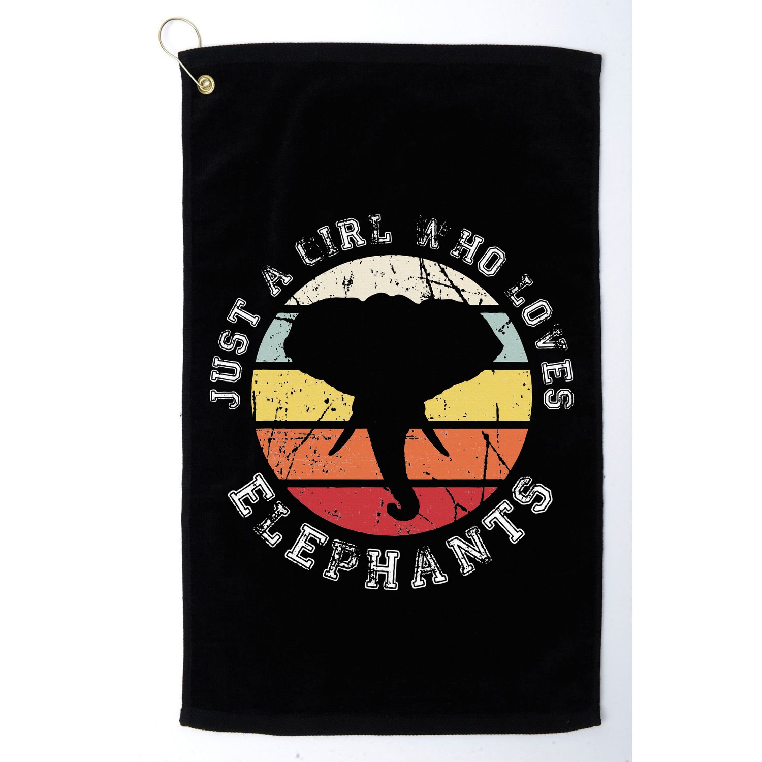 Just A Girl Who Loves Elephants Elephant Golf Towel