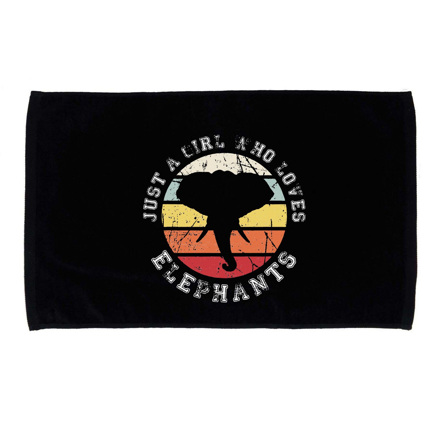 Just A Girl Who Loves Elephants Elephant Microfiber Hand Towel