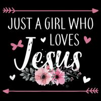 Just A Girl Who Loves Jesus Religious Christian Cooling Performance Crew T-Shirt