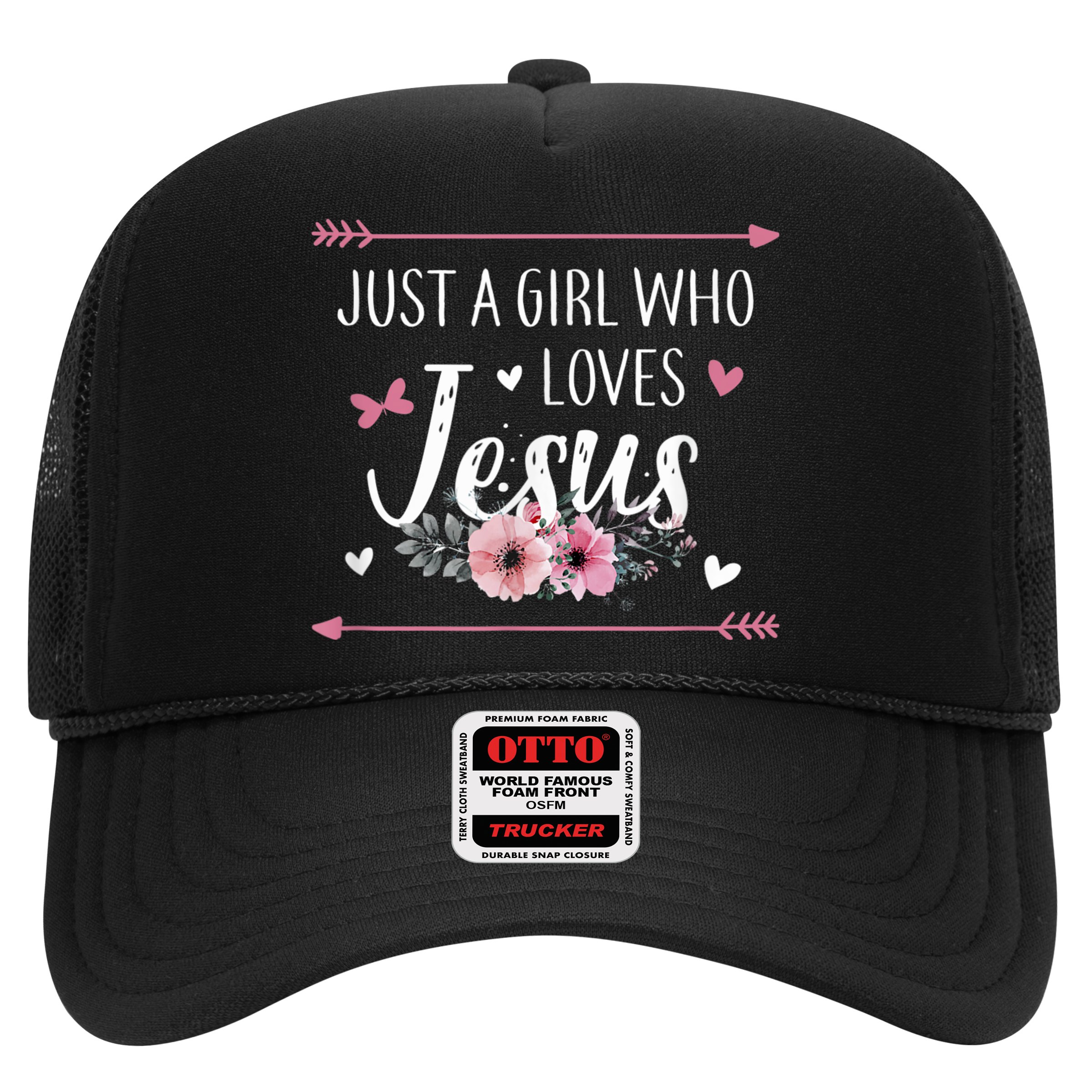 Just A Girl Who Loves Jesus Religious Christian Hat