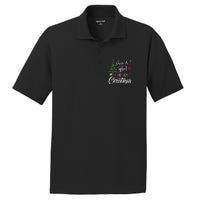 Just A Girl Who Loves Christmas Funny Design PosiCharge RacerMesh Polo