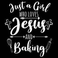 Just A Girl Who Loves Jesus And Baking Funny Christian Impact Tech Backpack