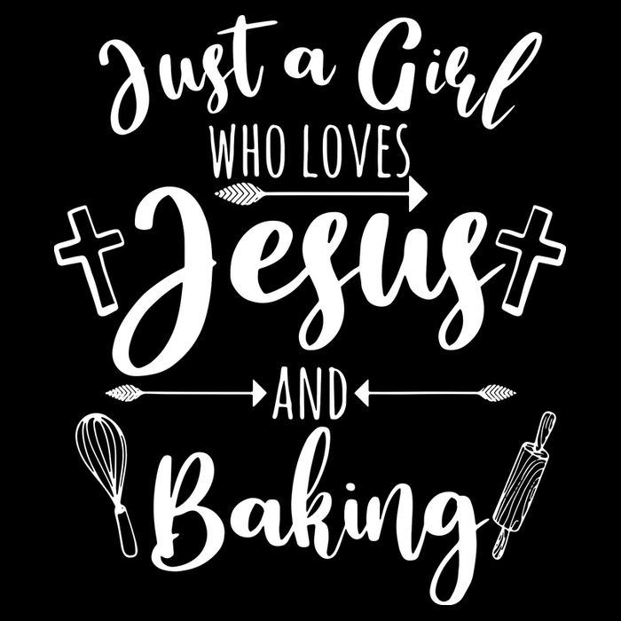 Just A Girl Who Loves Jesus And Baking Funny Christian Impact Tech Backpack