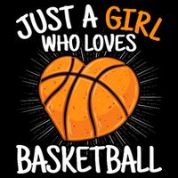 Just A Girl Who Loves Basketball Merch Girl Poster