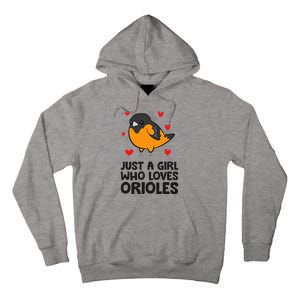 Just A Girl Who Loves Orioles Tall Hoodie