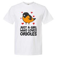 Just A Girl Who Loves Orioles Garment-Dyed Heavyweight T-Shirt