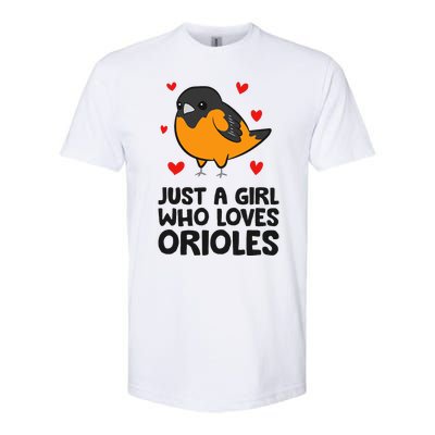 Just A Girl Who Loves Orioles Softstyle CVC T-Shirt