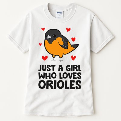 Just A Girl Who Loves Orioles Tall T-Shirt