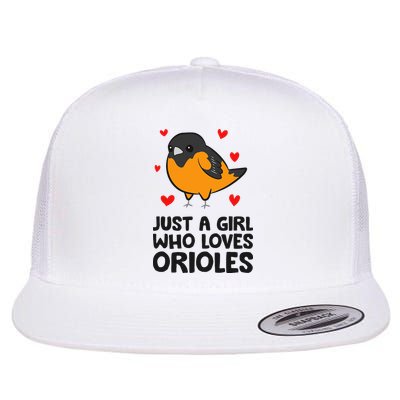 Just A Girl Who Loves Orioles Flatbill Hat