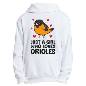 Just A Girl Who Loves Orioles Urban Pullover Hoodie