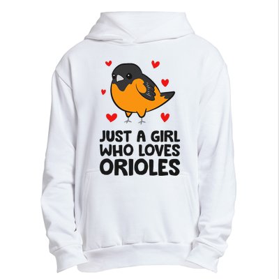 Just A Girl Who Loves Orioles Urban Pullover Hoodie