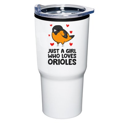 Just A Girl Who Loves Orioles Tumbler