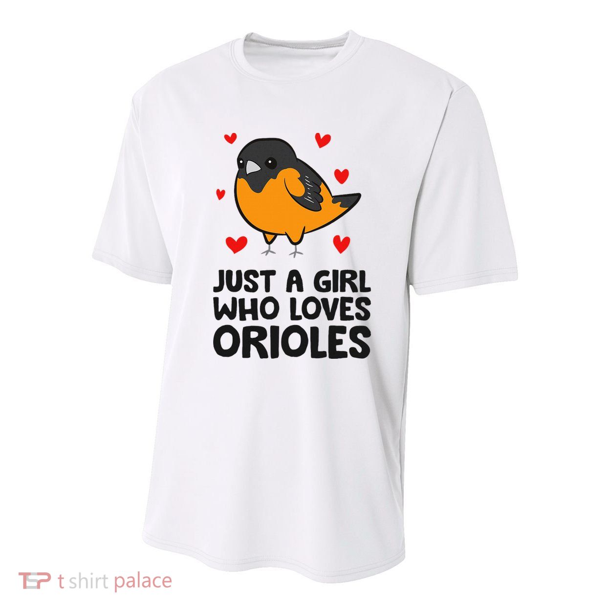 Just A Girl Who Loves Orioles Youth Performance Sprint T-Shirt