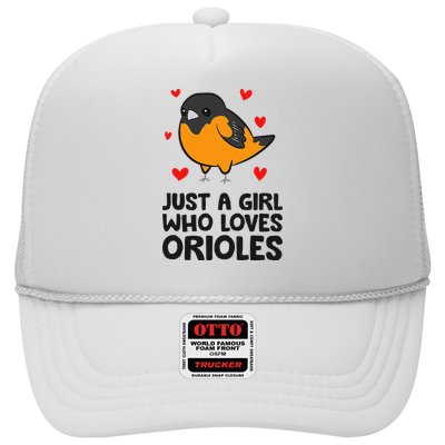 Just A Girl Who Loves Orioles Trucker Hat