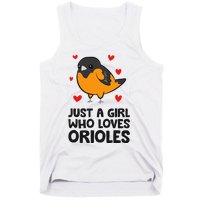 Just A Girl Who Loves Orioles Tank Top