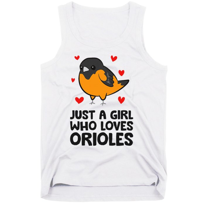 Just A Girl Who Loves Orioles Tank Top