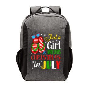 Just A Girl Who Loves Christmas In July Summer Tank Top Vector Backpack