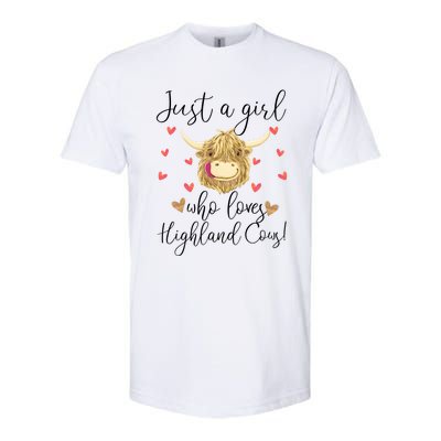 Just A Girl Who Loves Highland Cows Softstyle® CVC T-Shirt