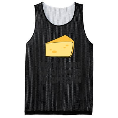 Just A Girl Who Loves Parmesan Cheese Mesh Reversible Basketball Jersey Tank