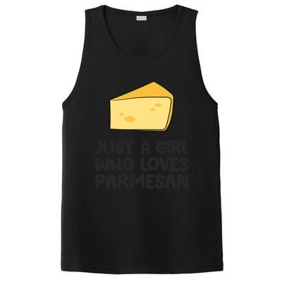 Just A Girl Who Loves Parmesan Cheese PosiCharge Competitor Tank