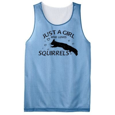 Just A Girl Who Loves Squirrels Mesh Reversible Basketball Jersey Tank