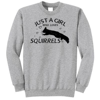 Just A Girl Who Loves Squirrels Sweatshirt