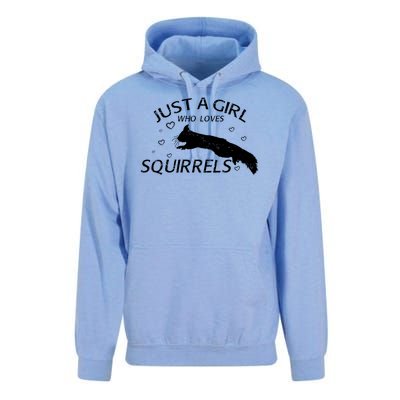 Just A Girl Who Loves Squirrels Unisex Surf Hoodie