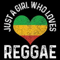 Just A Girl Who Loves Reggae Music Rastafari Rasta Gift Tall T-Shirt