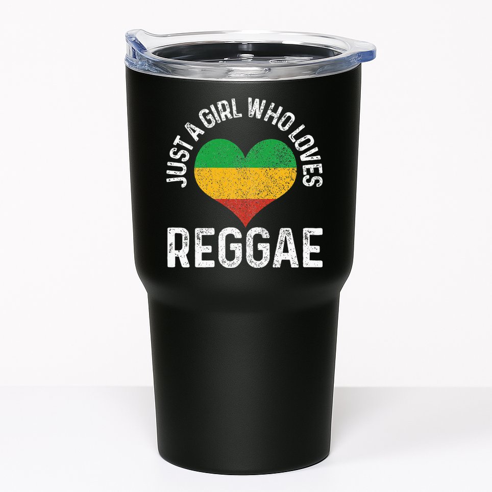 Just A Girl Who Loves Reggae Music Rastafari Rasta Gift Tumbler
