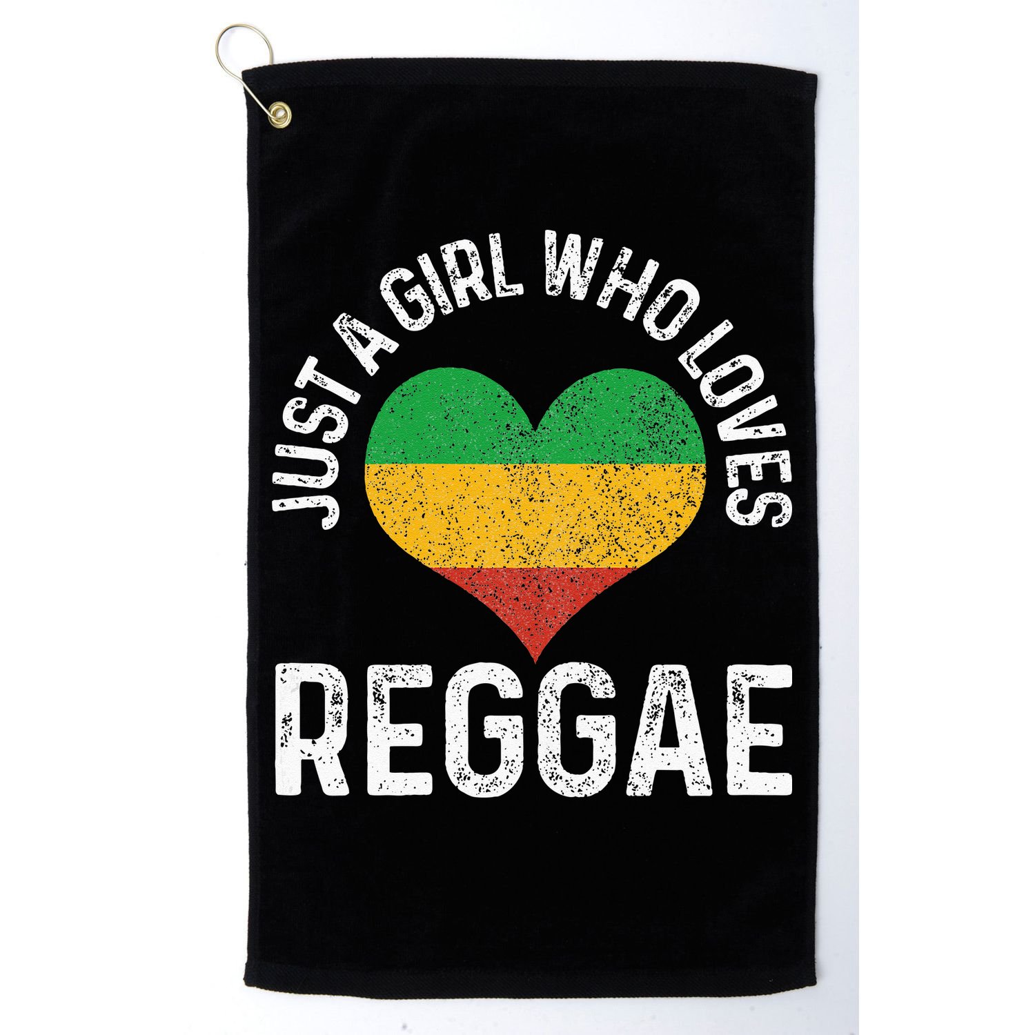 Just A Girl Who Loves Reggae Music Rastafari Rasta Gift Golf Towel