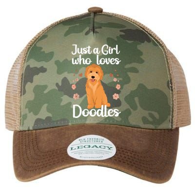 Just A Girl Who Loves Doodles Doodle Dog Lovers Legacy Tie Dye Trucker Hat